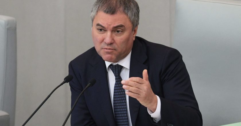 Председатель Государственной Думы РФ Вячеслав Володин. Владимир Федоренко / РИА Новости