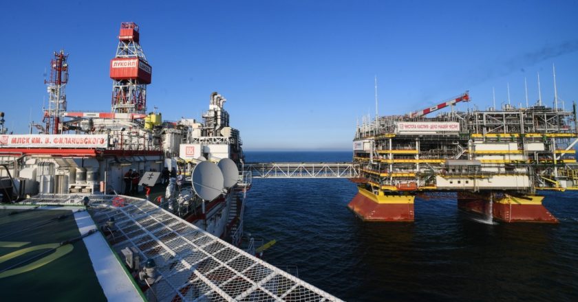 Нефть в восходящем канале