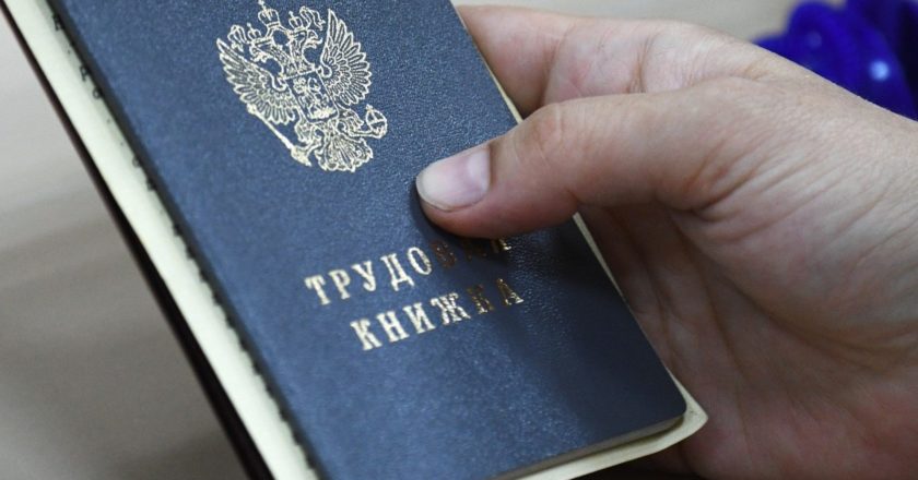 Сотрудница Центра занятости населения в Новосибирске держит в руках документы посетителя. Александр Кряжев / РИА Новости