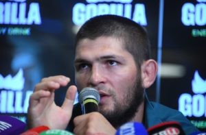 Российский чемпион UFC в лёгком весе Хабиб Нурмагомедов. Евгений Одиноков / РИА Новости
