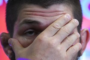 Российский чемпион UFC в лёгком весе Хабиб Нурмагомедов. Евгений Одиноков / РИА Новости