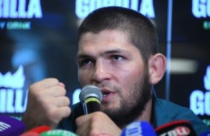 Российский чемпион UFC в лёгком весе Хабиб Нурмагомедов. Евгений Одиноков / РИА Новости