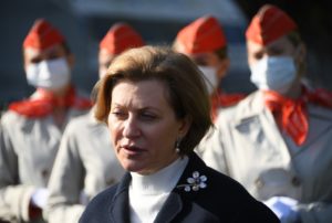 Руководитель Федеральной службы по надзору в сфере защиты прав потребителей, главный государственный санитарный врач Российской Федерации Анна Попова. Кирилл Каллиников / РИА Новости