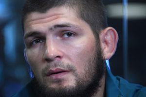 Российский чемпион UFC в лёгком весе Хабиб Нурмагомедов. Евгений Одиноков / РИА Новости