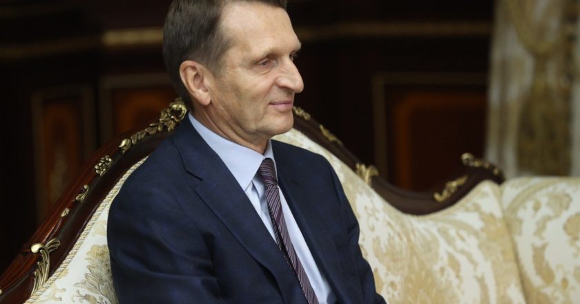 Директор Службы внешней разведки РФ Сергей Нарышкин. Фото: БелТА