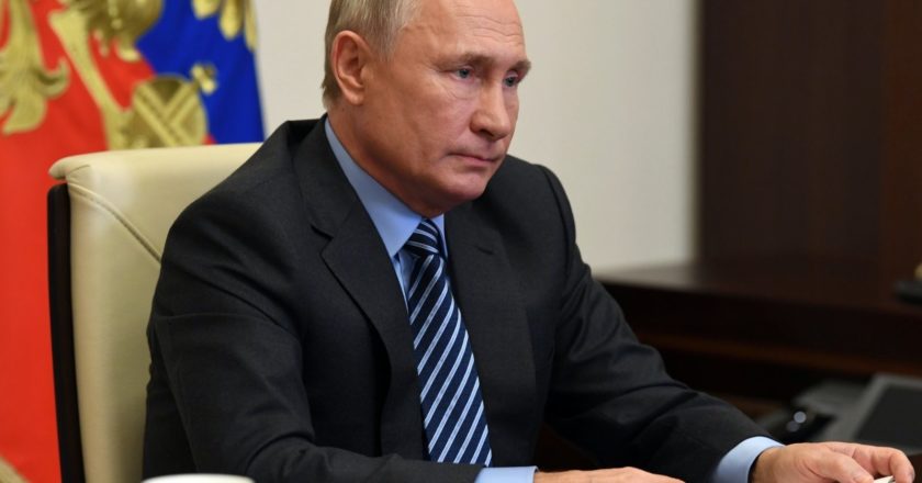 Президент РФ Владимир Путин. Алексей Никольский / РИА Новости