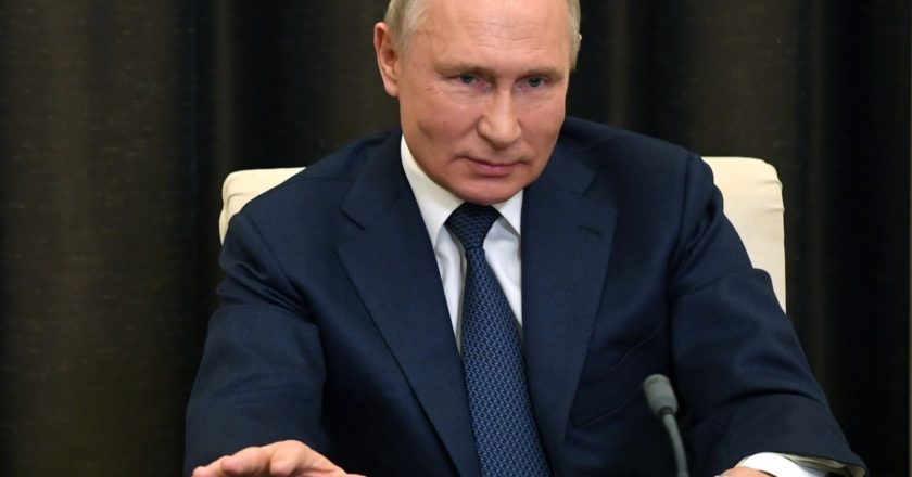 Президент РФ Владимир Путин. Алексей Никольский / РИА Новости