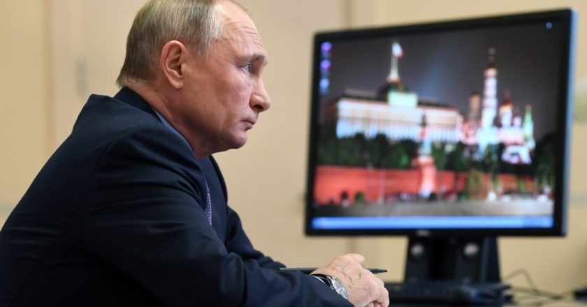 Президент РФ Владимир Путин. Алексей Никольский / РИА Новости
