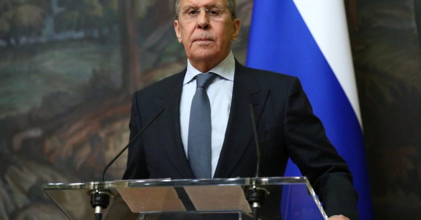 Министр иностранных дел РФ Сергей Лавров. Пресс-служба МИД РФ