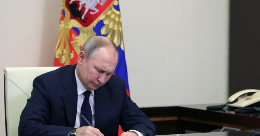 Президент РФ Владимир Путин. Михаил Климентьев / РИА Новости