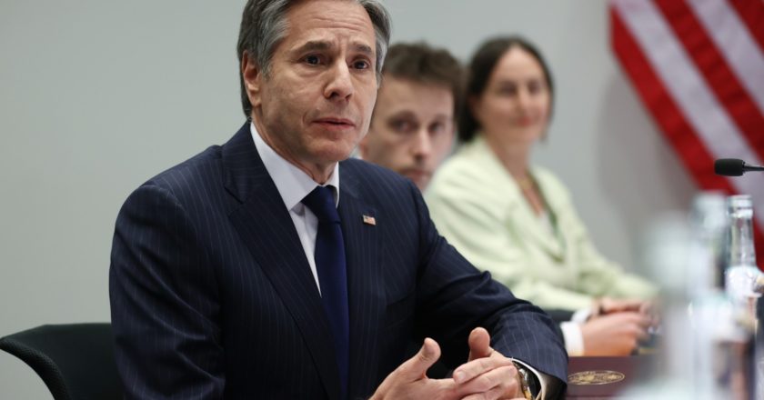 Государственный секретарь США Энтони Блинкен. Пресс-служба МИД РФ