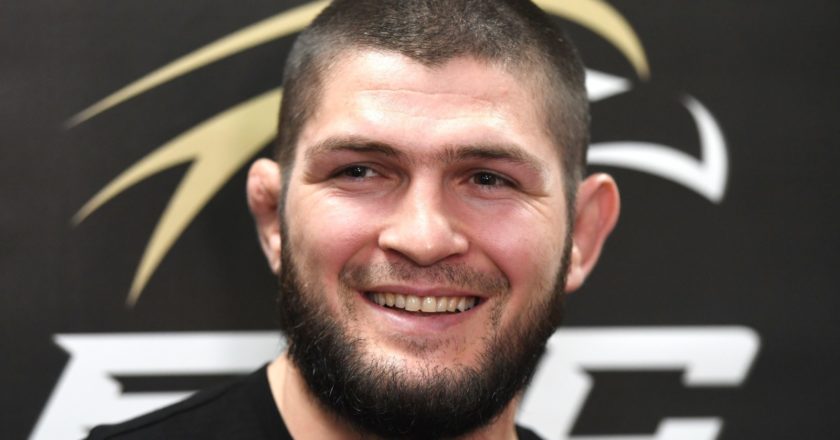 Владелец лиги EAGLE FC, бывший чемпион UFC в лёгком весе Хабиб Нурмагомедов. Максим Богодвид / РИА Новости