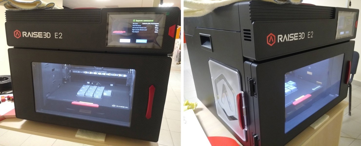 3D-принтер Raise3D E2 в мастерской «3D Точка»