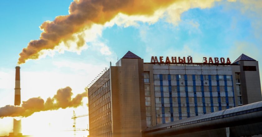 Медный завод ГМК "Норильский никель" в Норильске. Антон Денисов / РИА Новости