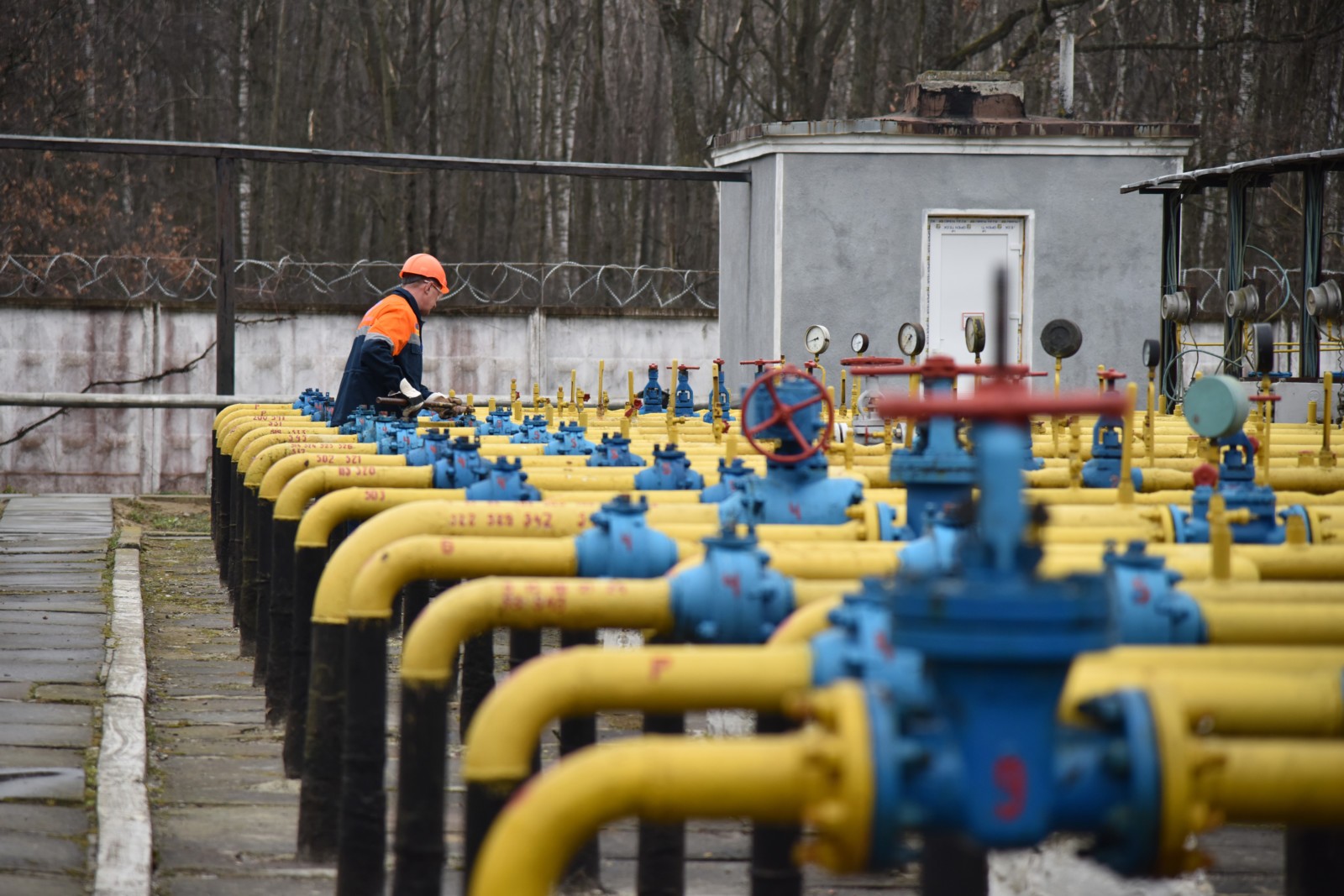 Газодобывающее предприятие компании «Укргаздобыча» в Стрыйском районе Львовской области. Стрингер / РИА Новости