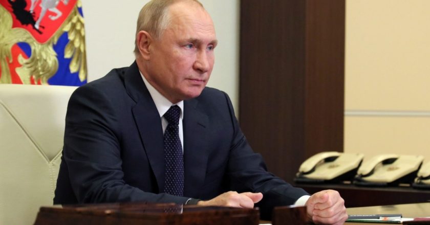 Президент РФ Владимир Путин. Евгений Паулин / РИА Новости