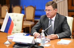 Заместитель председателя правительства РФ Александр Новак на заседании министров стран ОПЕК+ в Москве. Максим Блинов / РИА Новости
