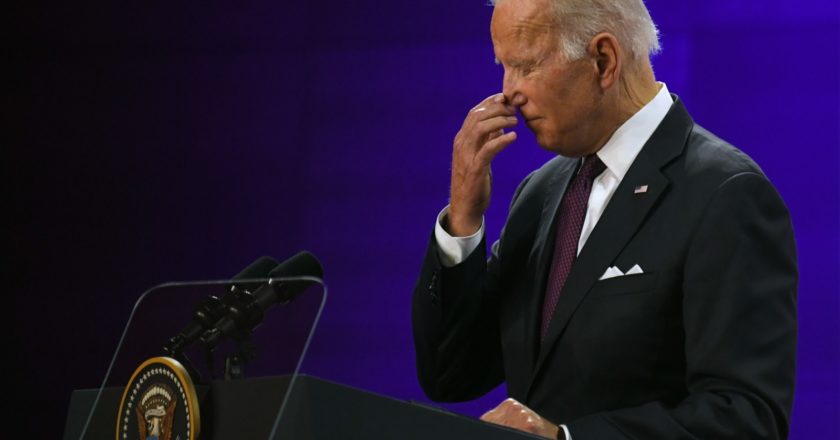 Президент США Джо Байден во время пресс-конференции. Павел Бедняков / РИА Новости