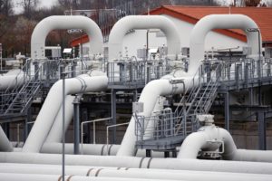 Газокомпрессорная станция Gascade в Айслебене - станция на пути транспортировки российского газа в Европу. Алексей Витвицкий / РИА Новости