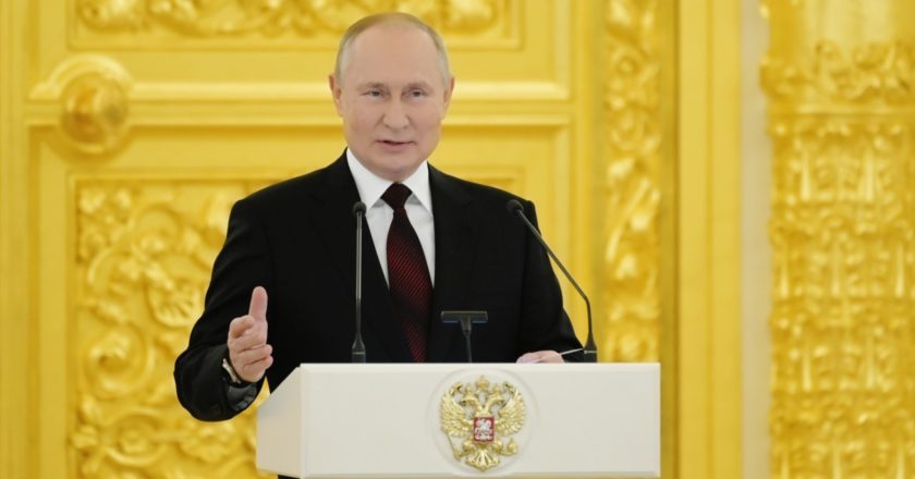 Президент РФ Владимир Путин. Григорий Сысоев / РИА Новости